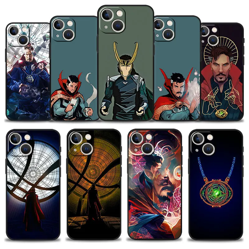 

Marvel Loki Doctor Strange Wanda Phone Case For iPhone 13 11 12 Pro Max XR X 8 7 6 6S Plus XS 13mini SE Cover Silicon Bumper