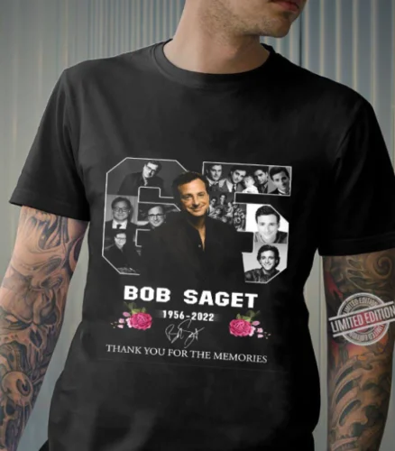 

Bob Saget T shirt 56 years 1956 2022 T shirt Thank you T shirt all sizes hot