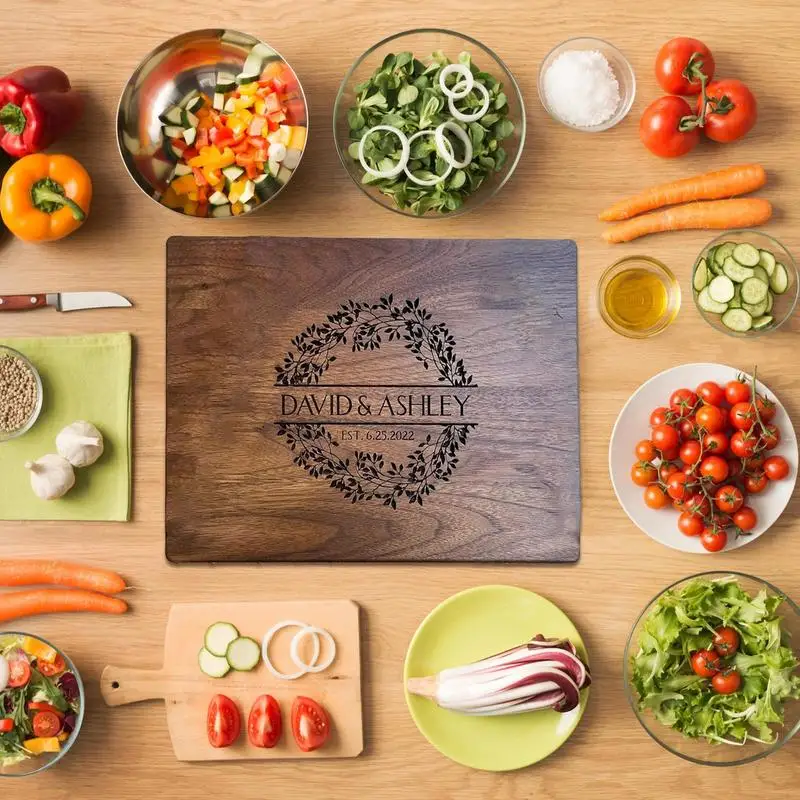 

Kitchen Walnut Wood Cutting Board Vegetable Meat Cutting Board Chopping Block Kitchen Accessories Fruit Tool