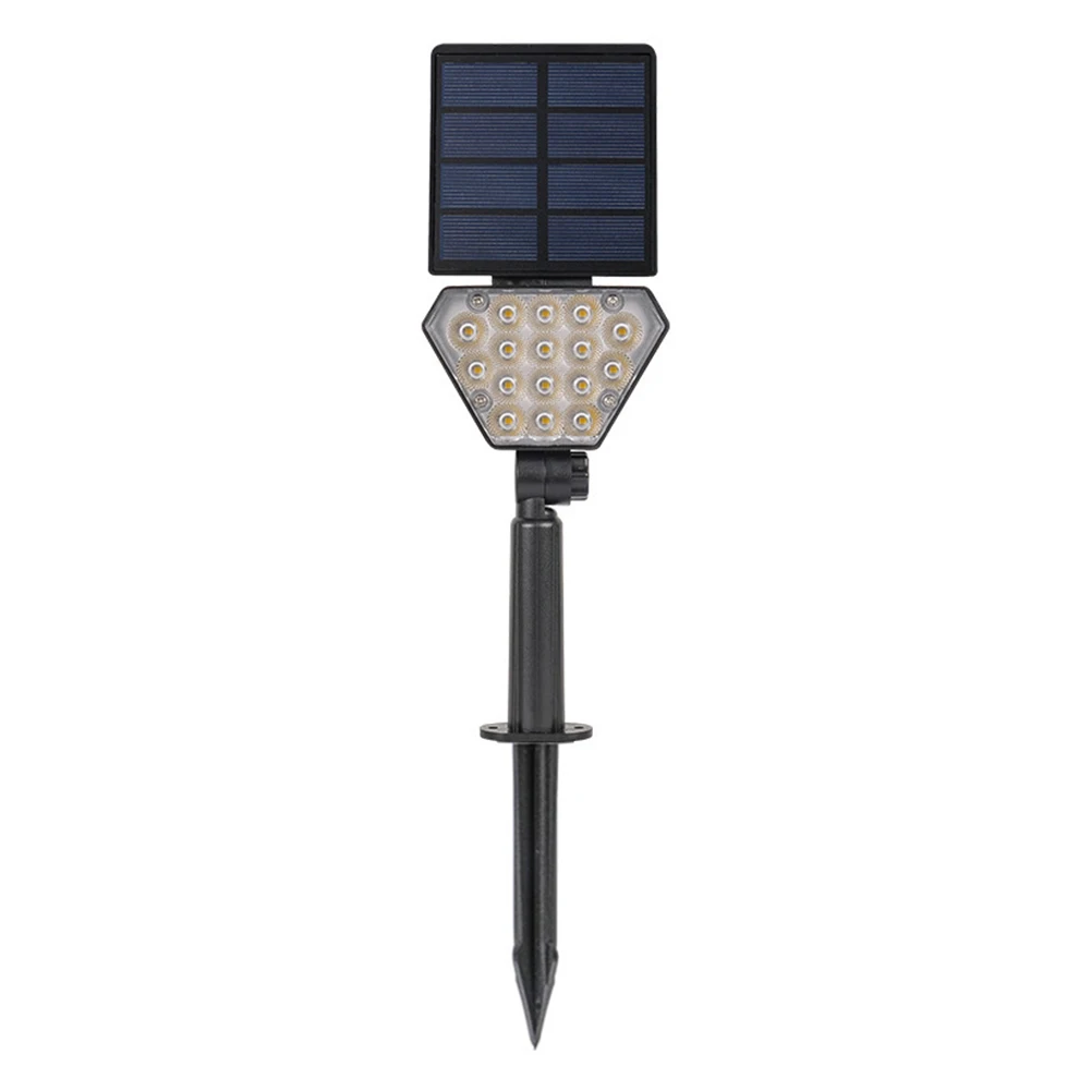 

2pcs Patio LED Lamp Super Bright Foldable Auto On Off Solar Garden Light Yard Decor Landscape Lawn Spotlight Outdoor Waterproof