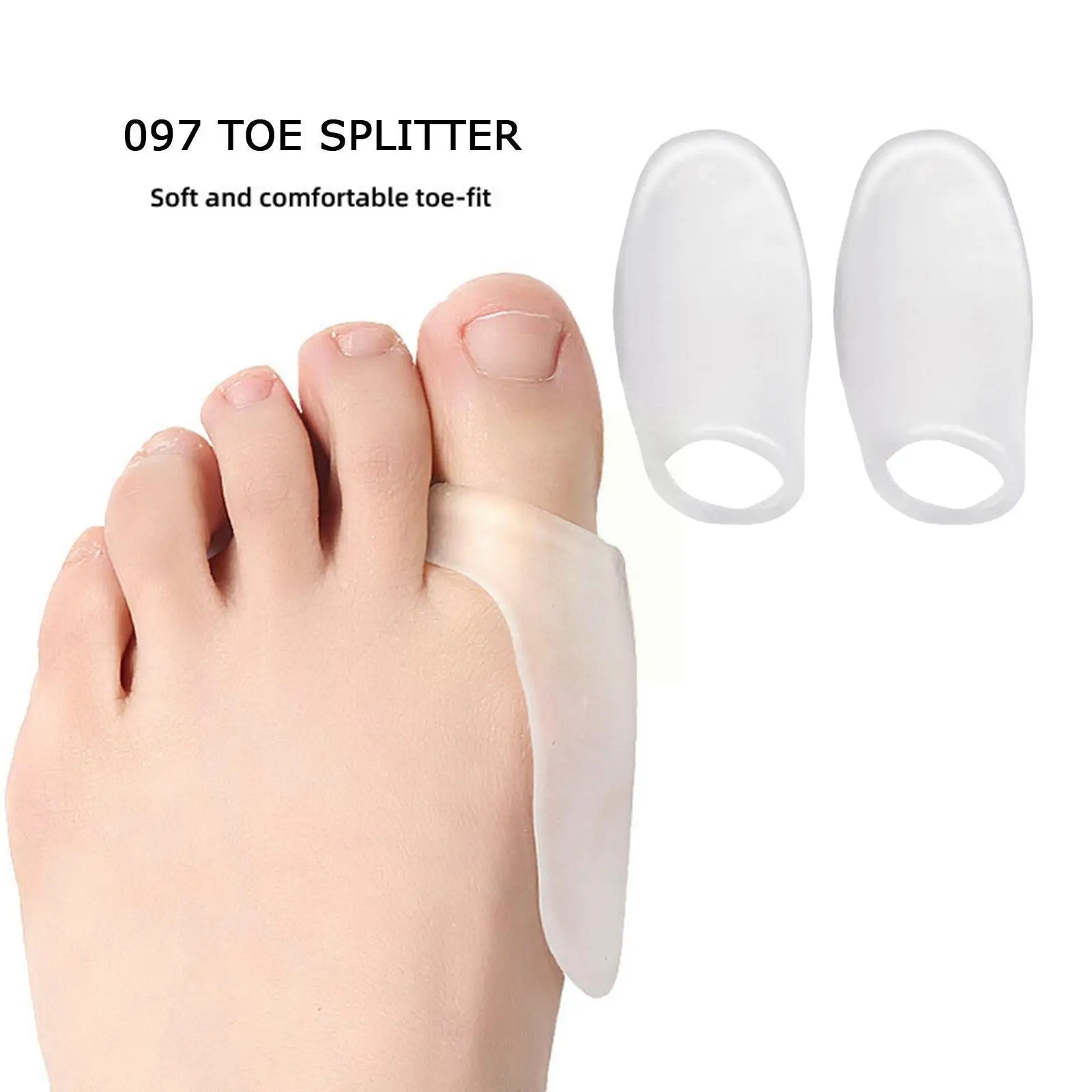 

Hallux Valgus Lateral Bone Big Toe Deformed Toe Care Foot 1 Sleeve Pair Care Varus Improve To Tool Toe Splitter Hallux Y5B0