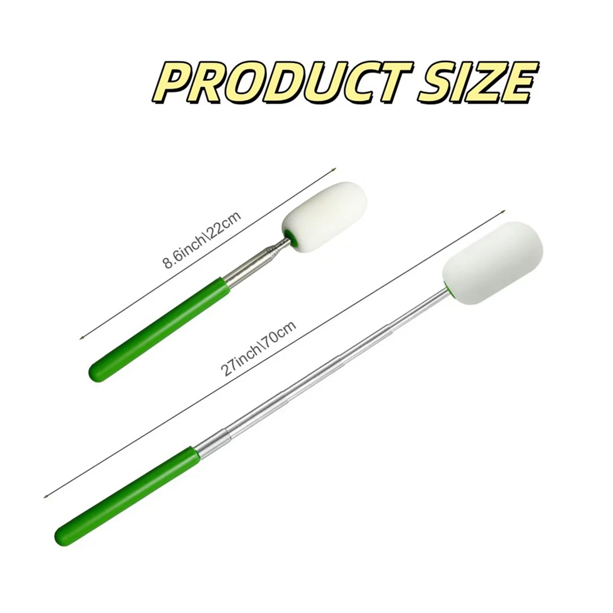 2 шт. телескопическая губка на палочке держатель для губки керамической