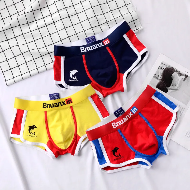 Brand Boxer Mens Underwear Men Cotton Underpants Male Men Panties Shorts Boxers Shorts Solid Cuecas Sexy Lingerie Lots Wholesale