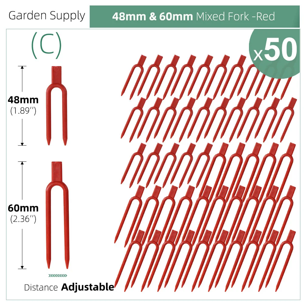 

50 шт. пластиковые фиксаторы для растений