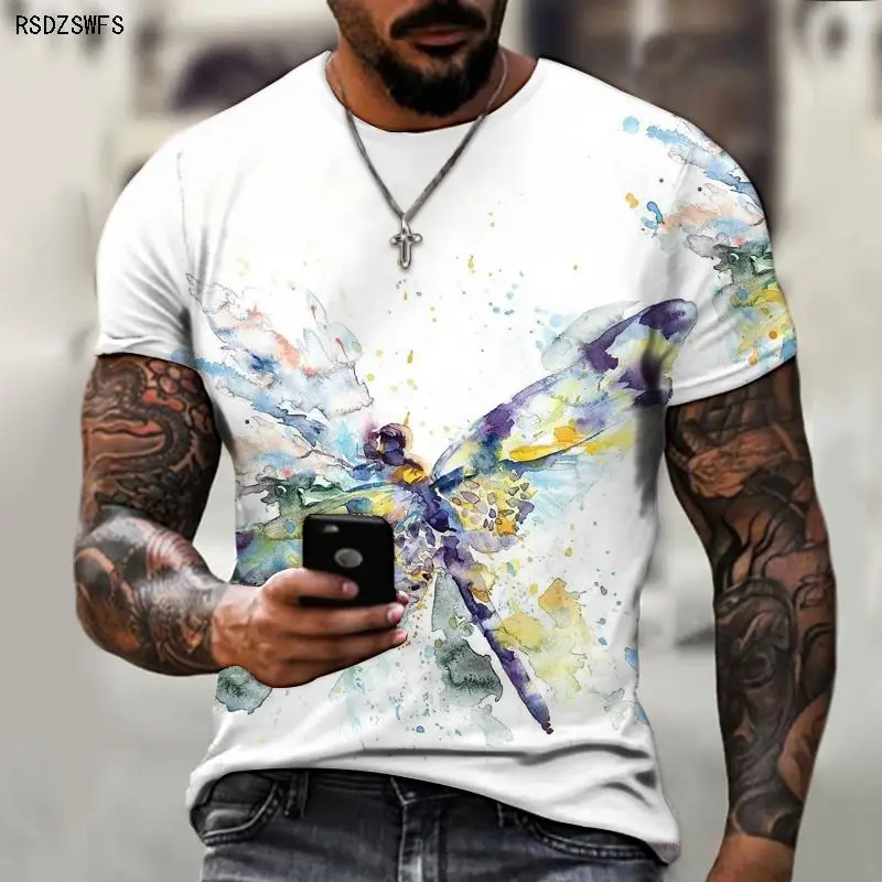 

2022 latest street men's fashion casual sports interesting Harajuku street o-neck men's summer T-shirt xxs-5XL
