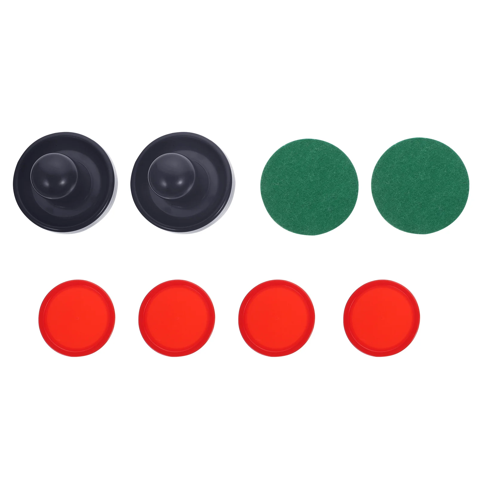

Hockey Air Table Pucks Paddles Accessories Pushers Andpuck Pusher Handles Parts Replacement Kids Mini Goal Pads Red Adultsfelt