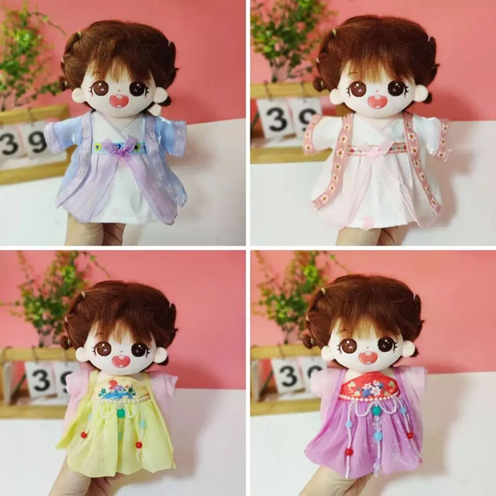 

Аксессуары для кукол, высококачественная одежда в китайском стиле, 20 см, Одежда для кукол, костюм для кукол, платья с вышивкой в старинном стиле