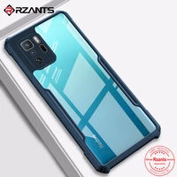 rzants for xiaomi poco x3 gt x4 pro case hard air bag protection slim thin clear crystal cover