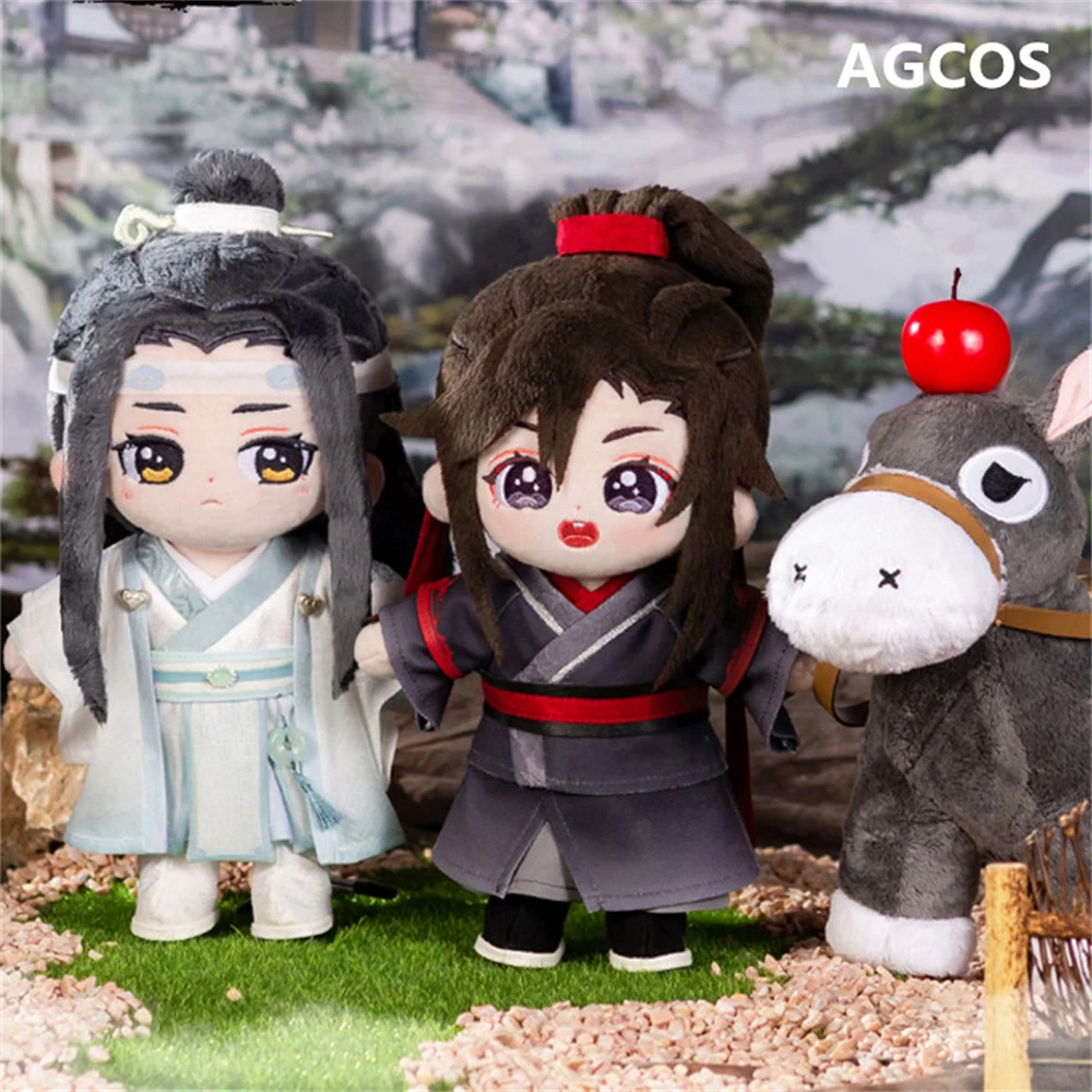 

AGCOS 20cm Minidoll Toys Tian Guan Ci Fu Wei Wu Xian Lan Wang Ji Plush Cotton Dolls Anime Cosplay Lovely Mini Doll