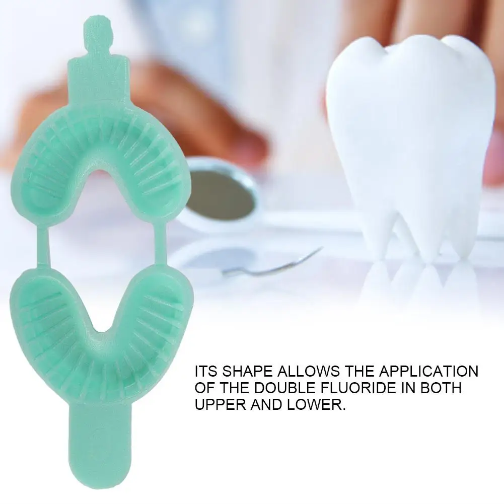 50 шт. одноразовые двойные арочные стоматологические фторидные лотки - материал EVA