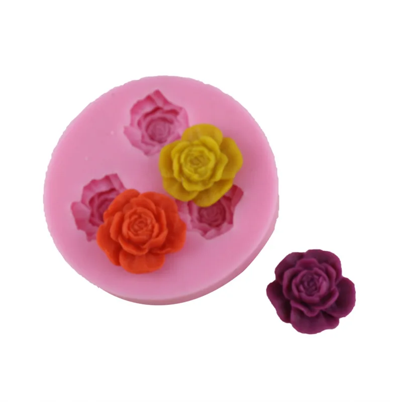 

Rose Flower Silicone Chocolates Mold Baking Decorating Cake DIY Pastry Fondant Candy Muffins Jelly Blooming Resin Epoxy Moulds