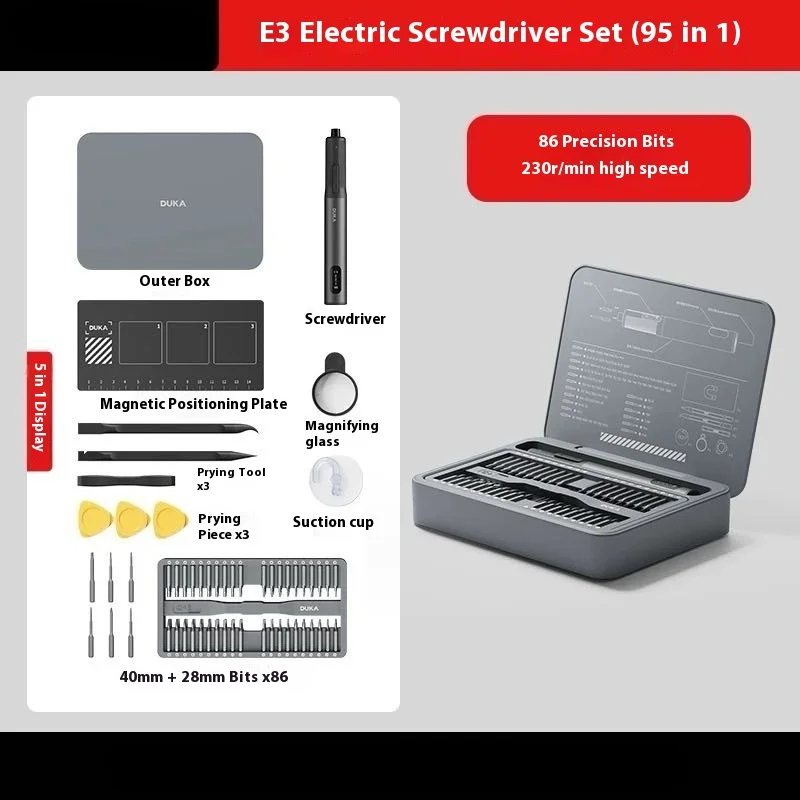 

Xiaomi MIJIA DUKA ATuMan E3 Набор электрических отверток