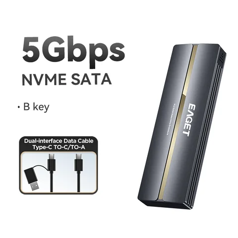 Eaget M2 SSD Case алюминий