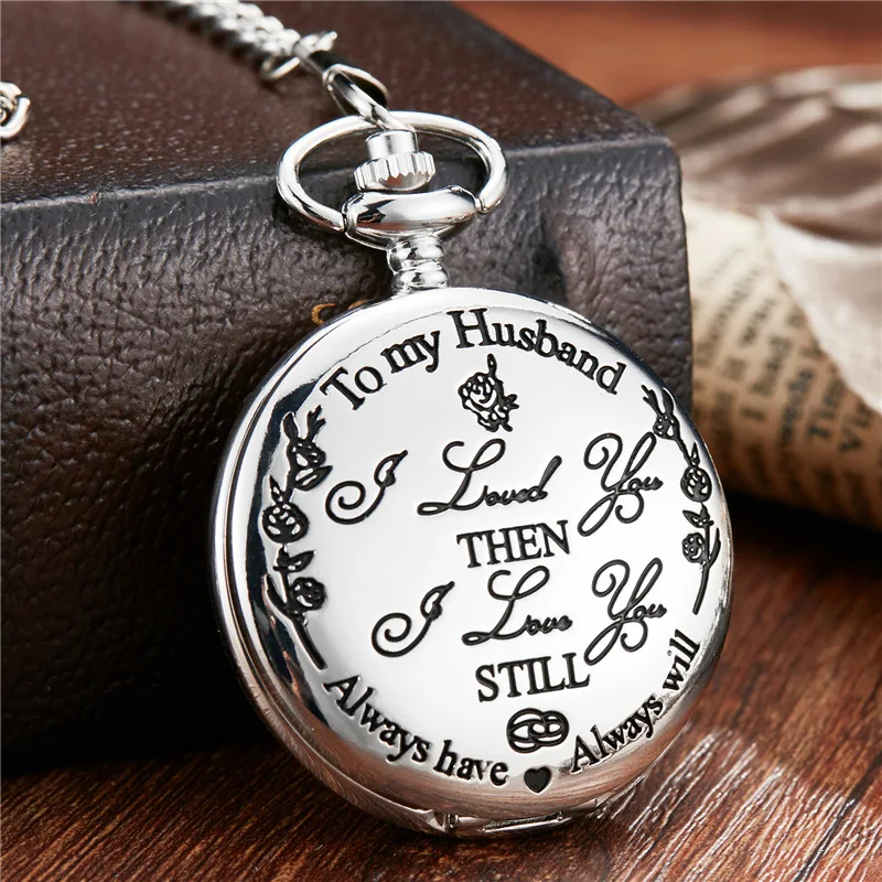 Top Vintage Round Carved Letter Quartz Movement Waistchain Pocket Watch Timer Clock Gift Anniversary Best Choice