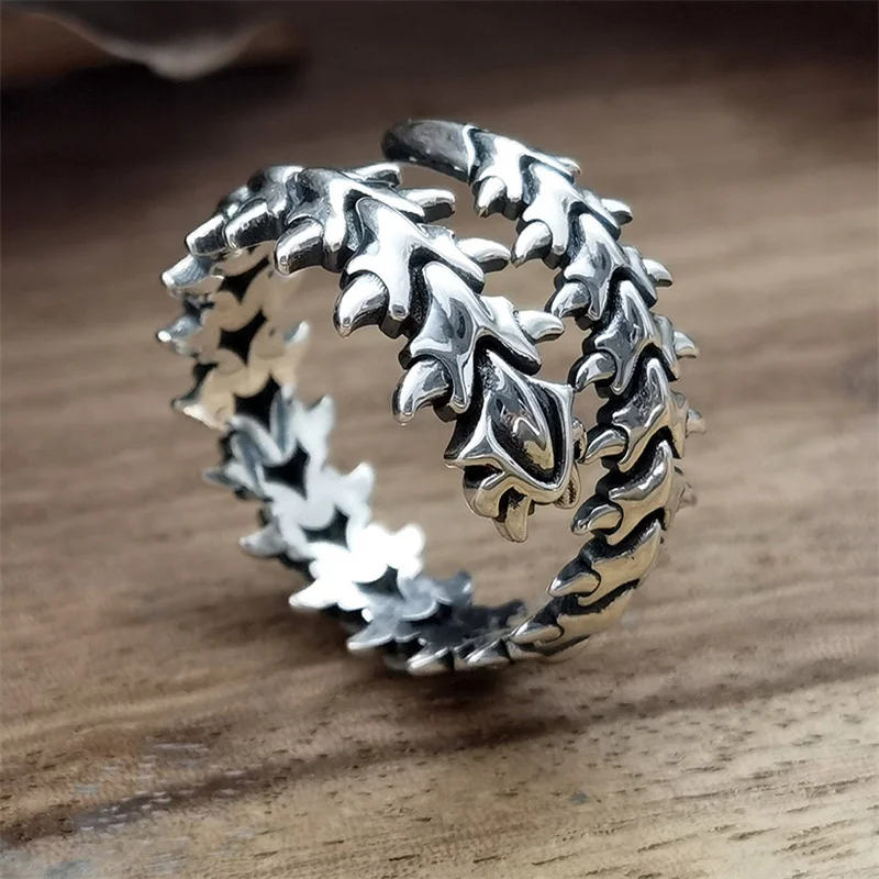 

Fashion Vintage Punk Centipede Couple Ring For Women Man Unique Artistry Hyperbole Unisex Gothic Goth Biker Jewelry Gift