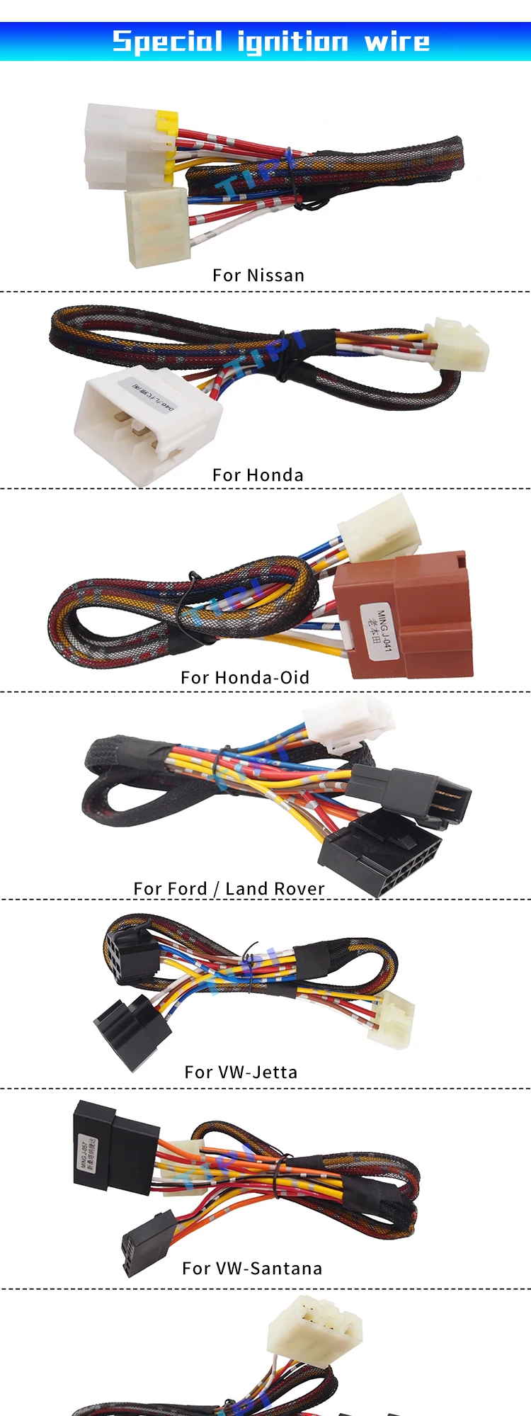 Система запуска автомобиля Push start с управлением через приложение по Bluetooth для Nissan Toyota Honda Ford Peugeot с особым кабелем.