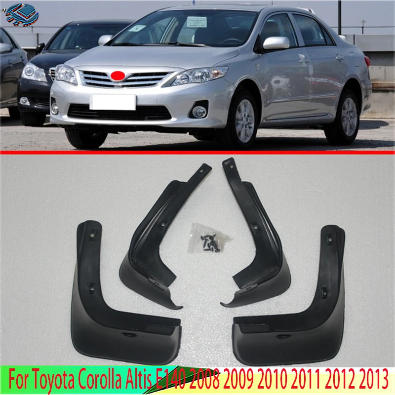 

Mud Flaps For Toyota Corolla Altis E140 2008 2009 2010 2011 2012 2013 Mudflaps Splash Guards Flap Front Rear Mudguards Fender