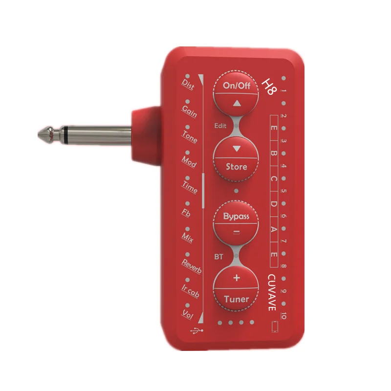 

Wireless guitar headphone amplifier