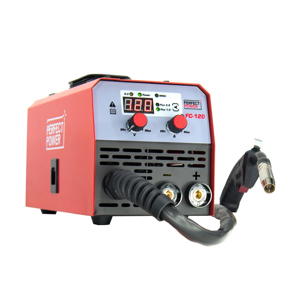 

manual metal arc Maquina De Solda Mig Multifunctional Welder Mig Welding Machine No Gas FC-120 Gasless Flux Cored Wire Welder