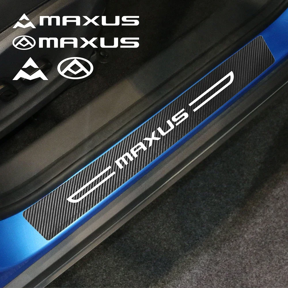 4 шт. наклейки на пороги из углеродного волокна для Maxus T60 D60 D90 2022 D20 T70 T90 ET90 G10 G20 G50 G90