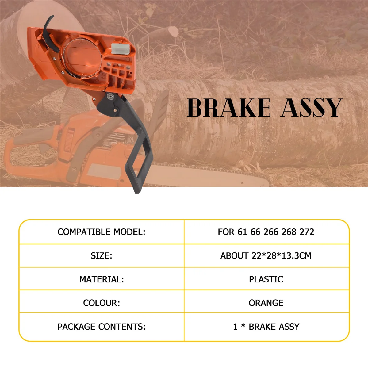 Боковая крышка сцепления цепи тормоз в сборе для бензопилы 4 HUSQVARNAs 61 66 266 268 272