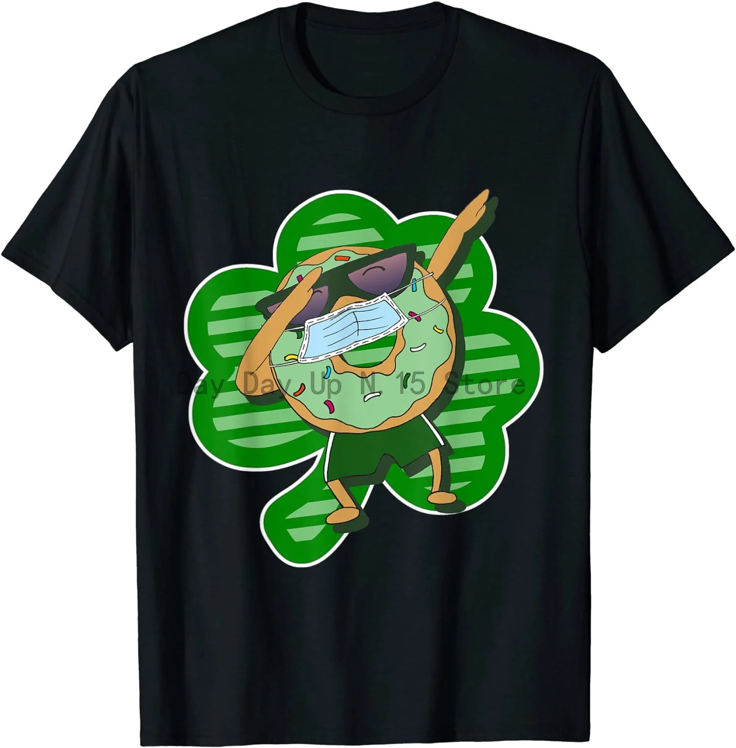 

St Patricks Day Irish Dabbing Donut Funny T-Shirt