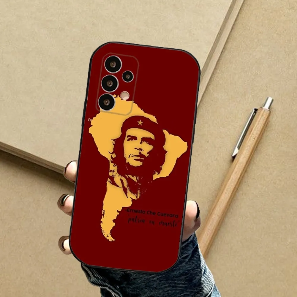 Чехол для телефона Che Guevara Revolution для Samsung S24,23,23,22,30,21,10,9,Note20 Ultra,Lite,Ultra,5G,Plus,FE,черный мягкий чехол (art.: 3920c8025ed2f) - 3920c8025ed2f