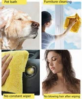 microfiber pet dog towel multi uses towel for pet bathrobe car wipping towel super absorbent microfiber cloth pet dog supplies
