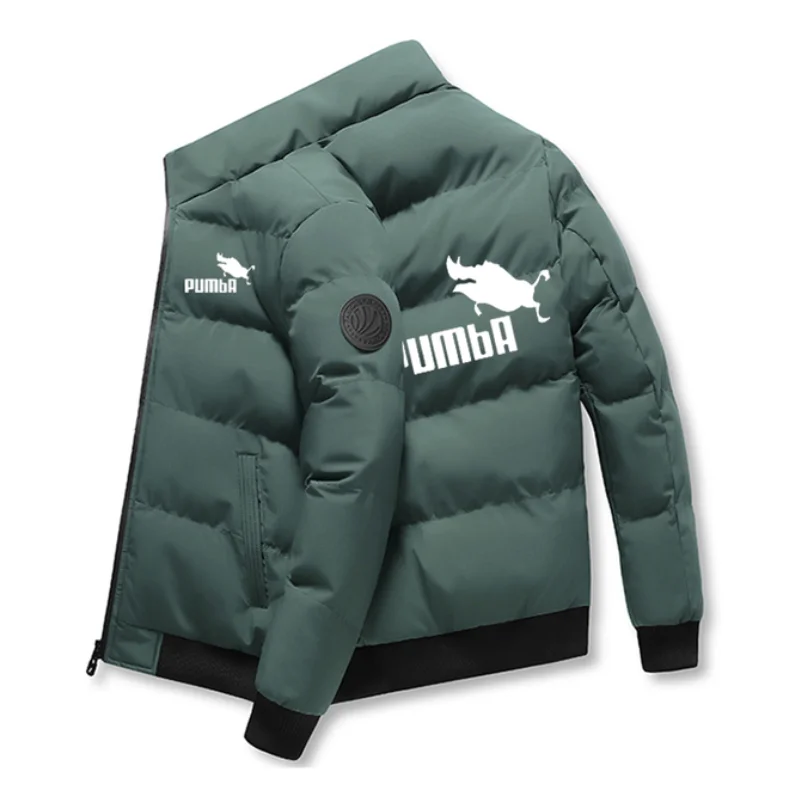 Men's winter warm men's coat casual autumn clothes stand collar down jacket thick cap white duck fur coat menmoncler jacket