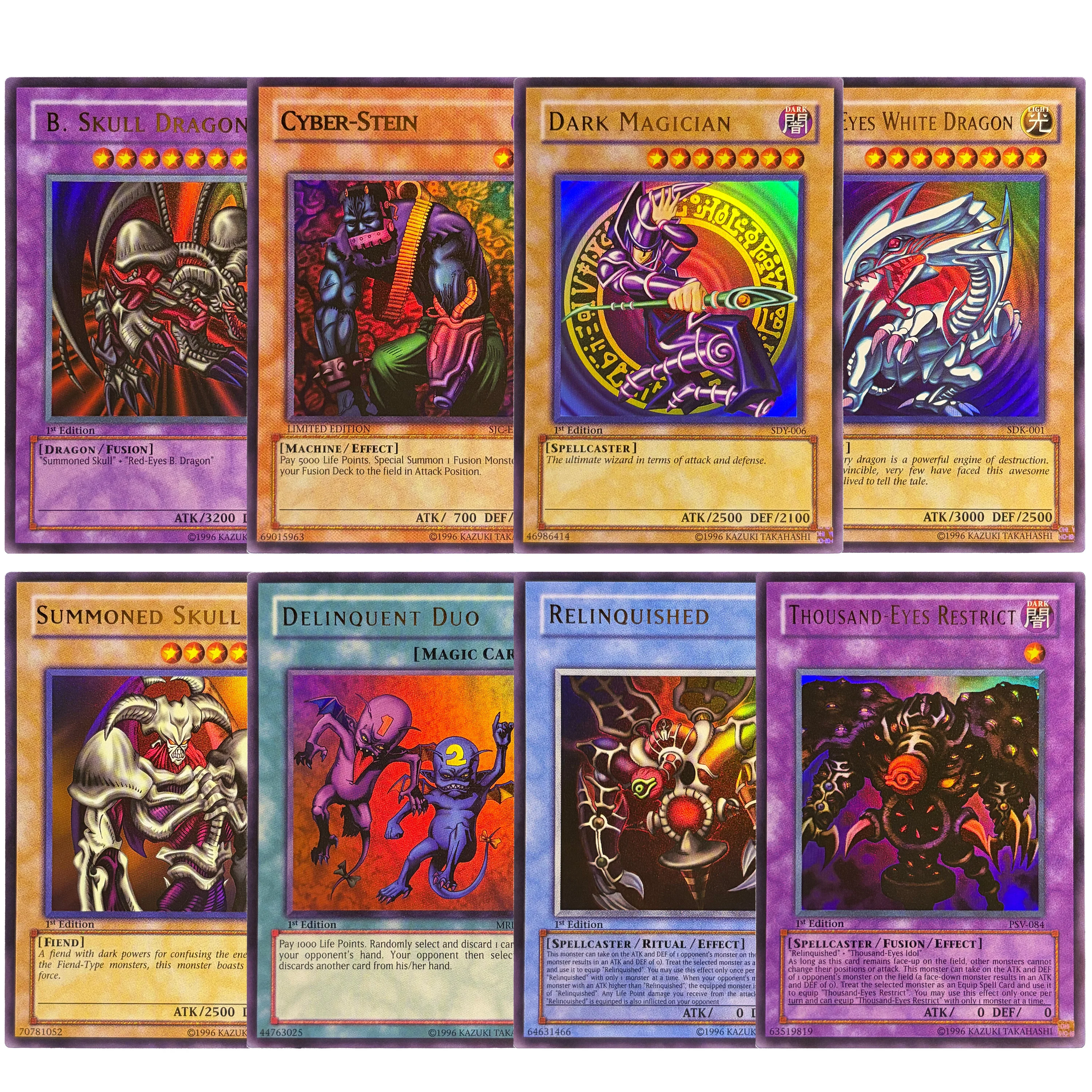 Фото Ю-Ги-О! Коллекционные карты TCG 1-го издания SDK-001 SJC-EN001 MRD MRL PSV YCSW OG: Ностальгия по детству, винтажные прокси-карты, игрушки №1