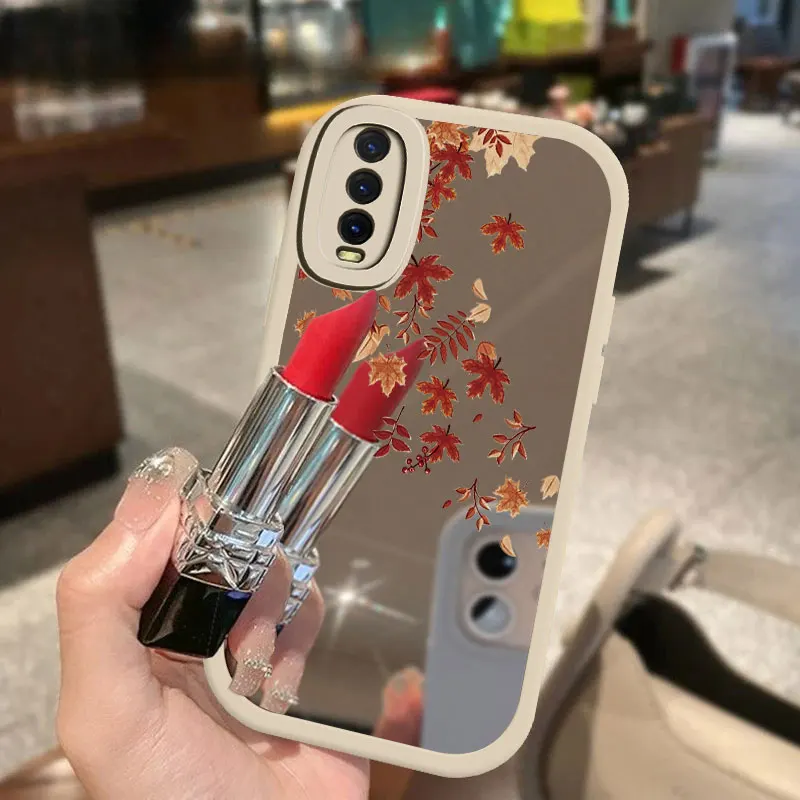 Флейта для Vivo Y15A Y01 Y16 Y17 Y3 Y12 Y12S Y21A Y20S Y21 Y21S Y02 Y15S Y15 Y19 Y5S Y20 зеркальный мягкий чехол с