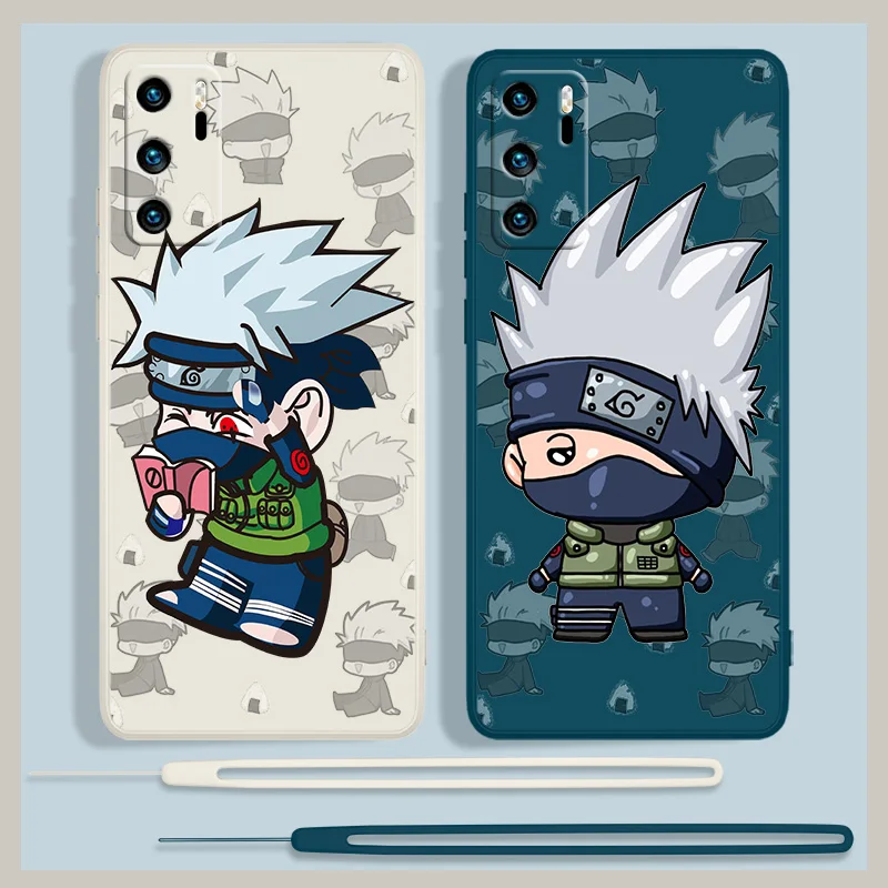 

Good looking Naruto Kakashi For Huawei P20 P20 PRO LITE 2019 P30 LITE PRO P40 P50 P Smart z P SMART PLUS Liquid Rope Phone Case