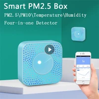 tuya zigbee smart air box air quality monitor co2 voc gas detector sensor automation alarm household temperatur humidity sensor