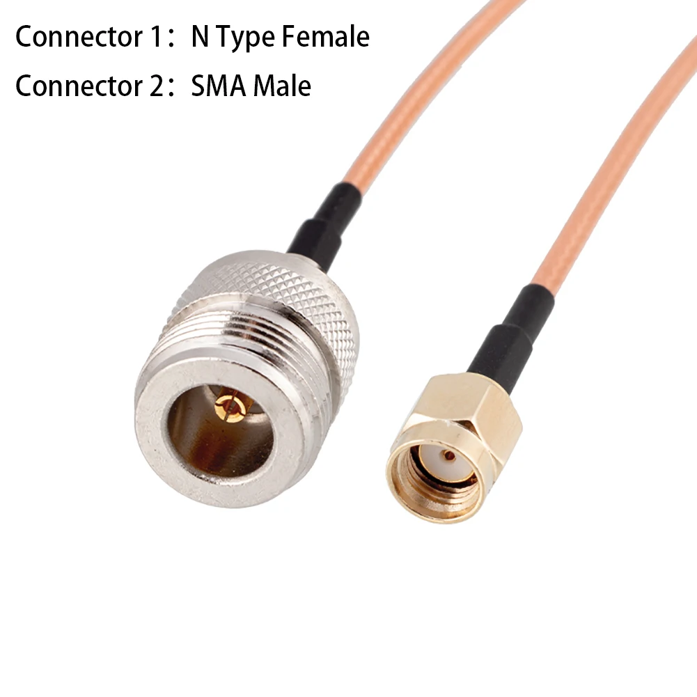 

Durable N Type Connector Adapter Accessory Female Socket To RP-SMA Male