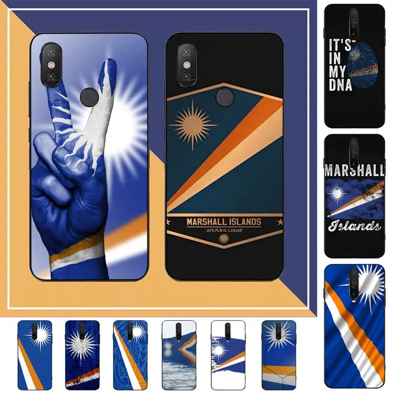

Marshall Island National Flag Phone Case for Redmi Note 8 7 9 4 6 pro max T X 5A 3 10 lite pro