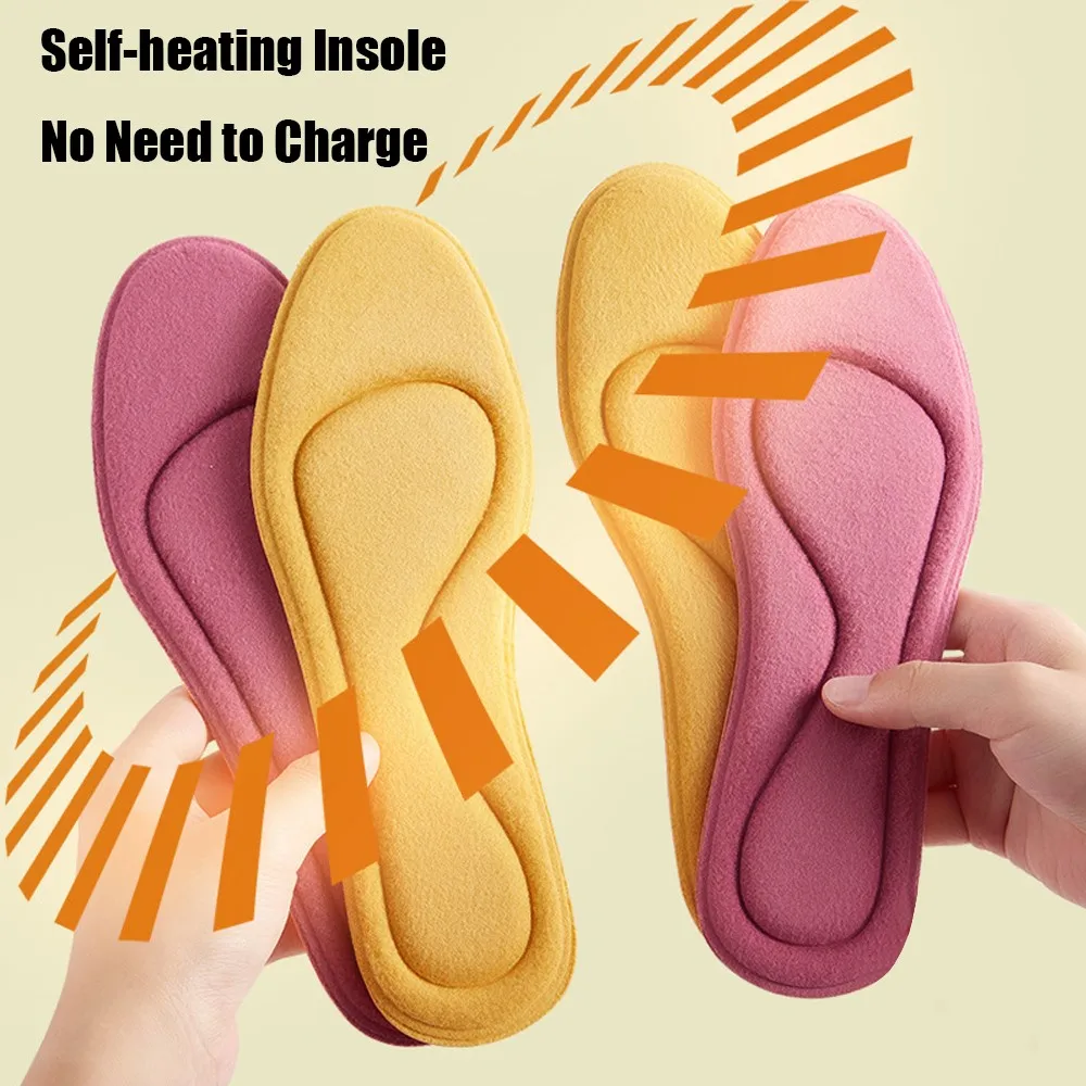 kids Children Self-heated Insoles for Feet Massage Thermal Thicken Insole Memory Foam Shoe Pads Winter Warm kids Sports Insoles