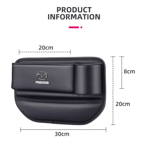 Для Mazda для Mazda 3 5 6 bk gh CX3 CX5 CX9 CX30 CX50 CX60 Atenaz gj Axela bl bm Hatchback SUV Автокресло Gap Storage Box Auto Acc