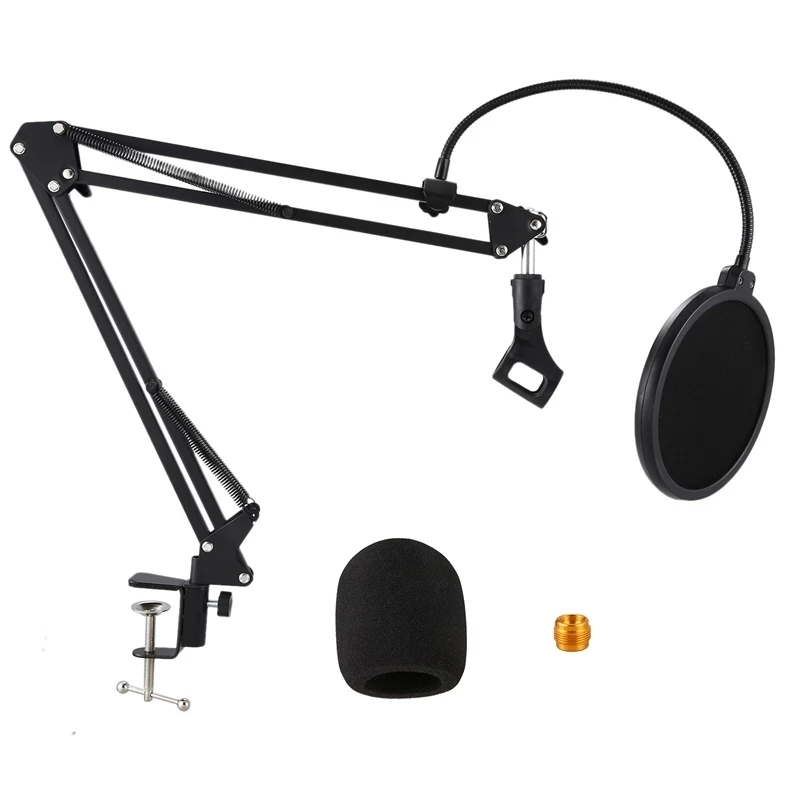 

Microphone Scissor Arm Stand Bm800 Holder Tripod Mic Phone Stand With Bracket Universal Shock for Professional Live Broadcast