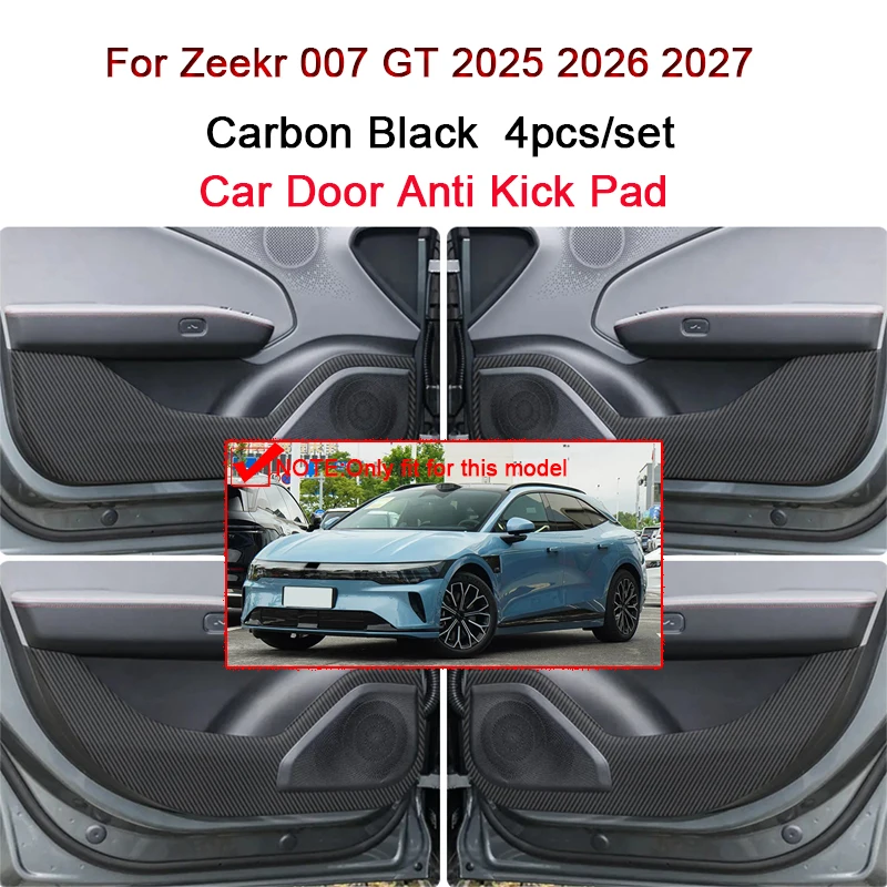Фото Для Zeekr 007 GT 2025 2026 2027 из искусственной кожи, защитные наклейки на дверь автомобиля, защитная накладка, защитная пленка, автоаксессуары №3