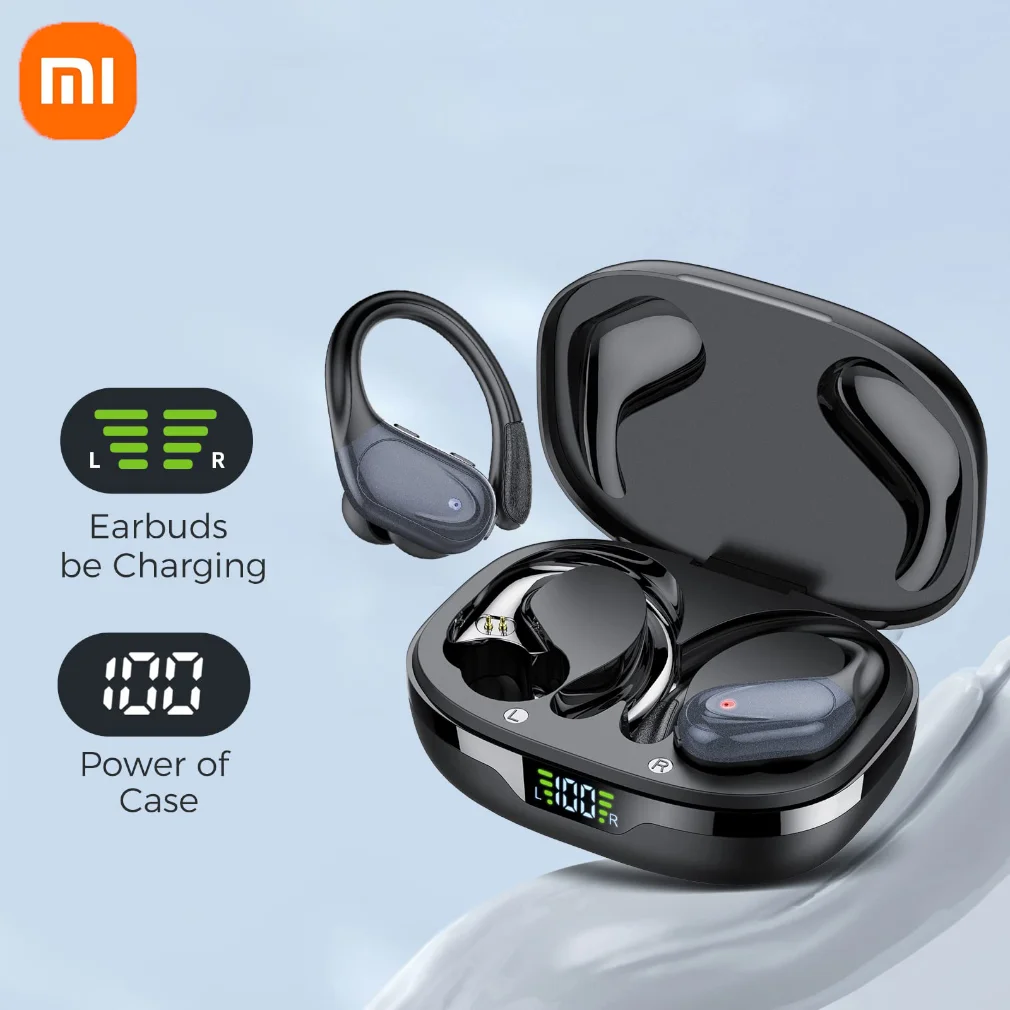 

Xiaomi Wireless Earplug Bluetooth 5.3 Headphones HD Stereo LED Display IPX7 Waterproof Headsets With Ear Hook For Motion