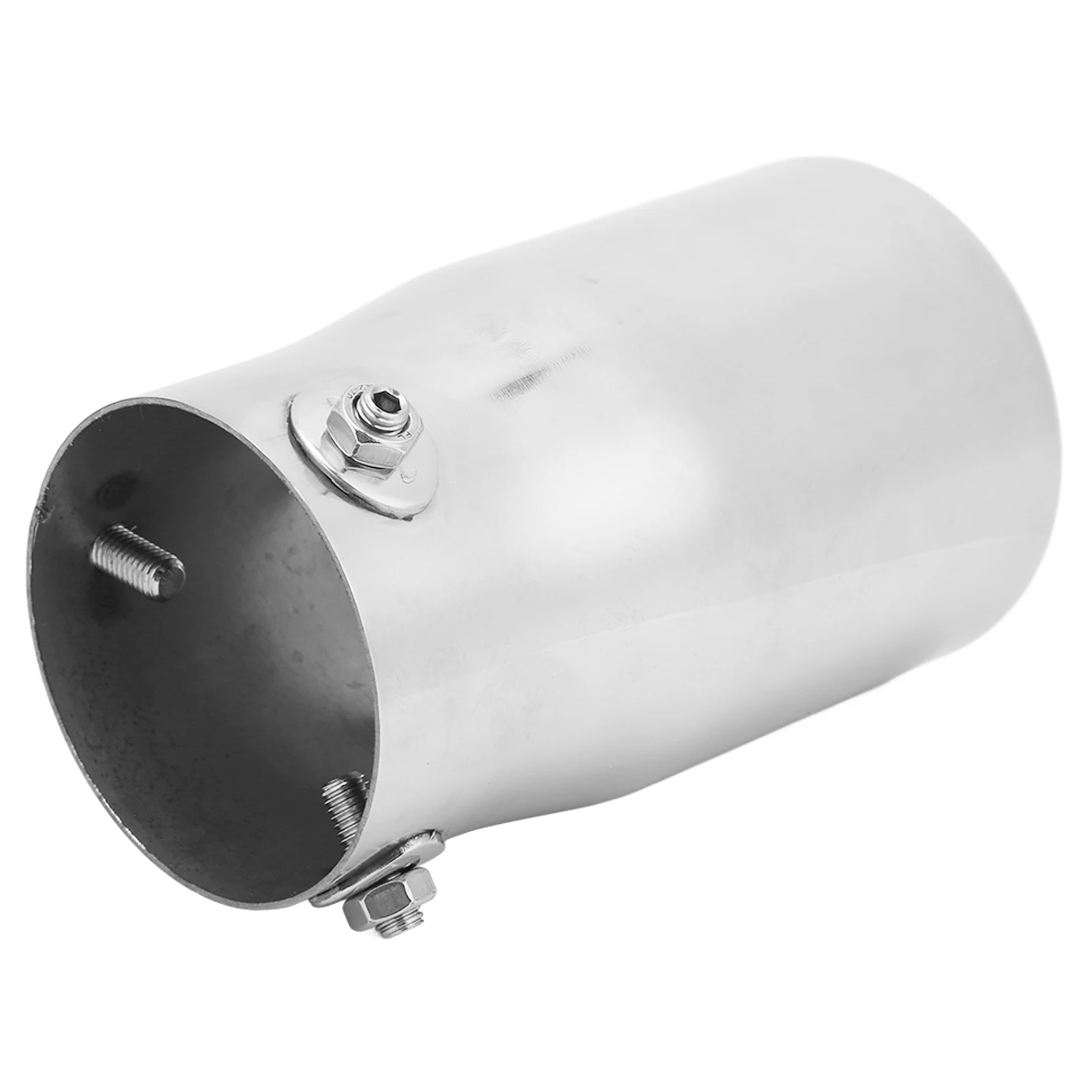 

76x89mm Automotive Exhaust Tail Pipe Stainless Steel Exhaust Muffler Tip Universal for Car