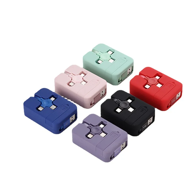 

Оригинальные аксессуары для кабеля, зарядный кабель 3 в 1 2,4 А для Apple, Многофункциональная подставка для мобильного телефона Android