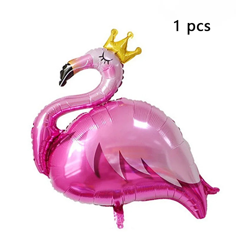 Одноразовая посуда в виде фламинго Пляжное Тропическое украшение для дня