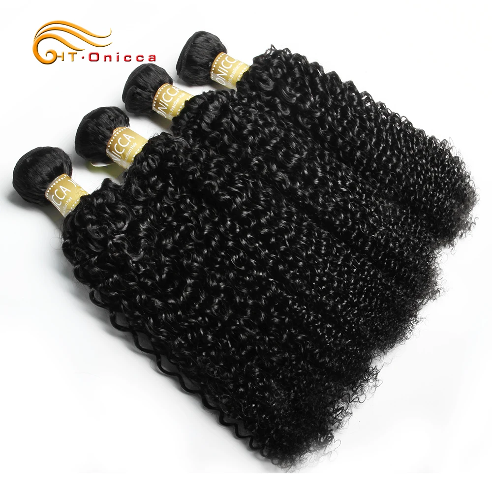 

Натуральные вьющиеся бразильские волосы для наращивания волос с двойным переплетением