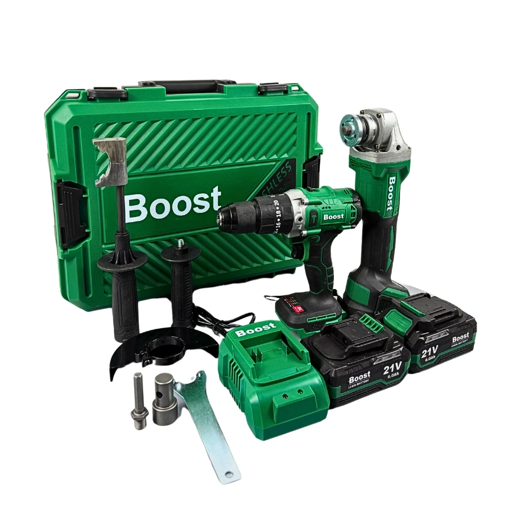 Бесщеточная дрель угловая шлифовальная машина комбинированный комплект 2