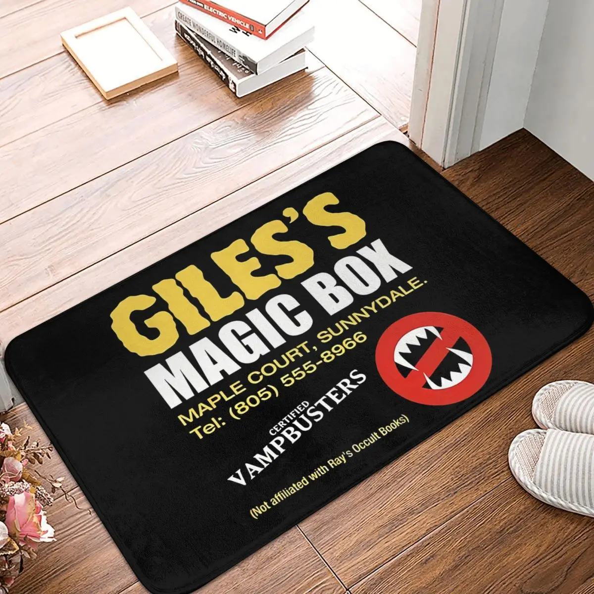 

Нескользящий коврик-придверник «рассекающий вампира», Giles Magic Box, коврик для ванной, кухни, уличный ковер, комнатный современный декор