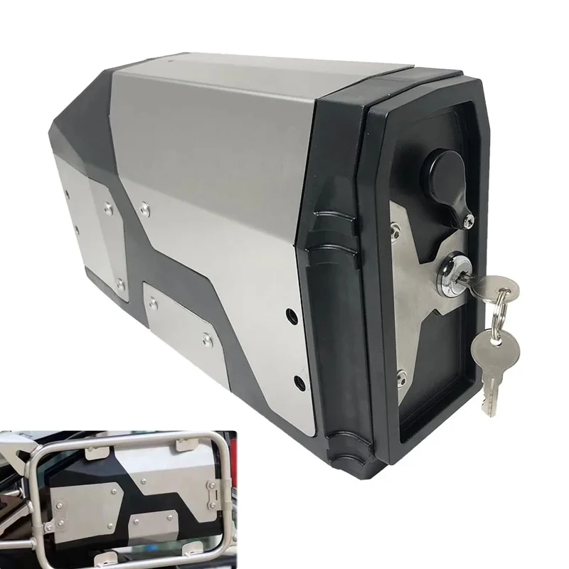 

Для BMW R1250GS R 1250 GS LC Adventure R1250 GS ADV R1250GSA 2019-2023 2022 мотоциклетный алюминиевый декоративный ящик для инструментов 4,2 литра