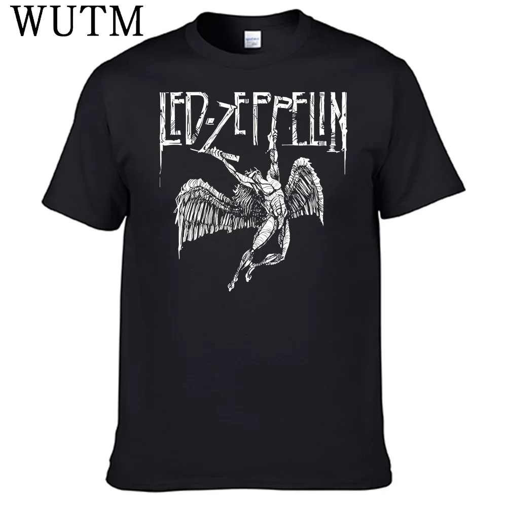 Последний Zeppelin 100% хлопок футболка светодиодная мужская рубашка