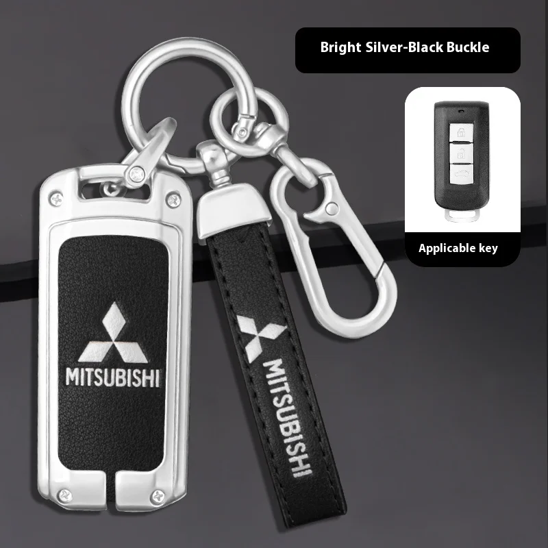 

Автомобильный чехол для ключей из цинкового сплава, металлический корпус для ключей для Mitsubishi Outlander Pajero L200 Triton Colt Lancer EX Evolution X Ralliart Asx