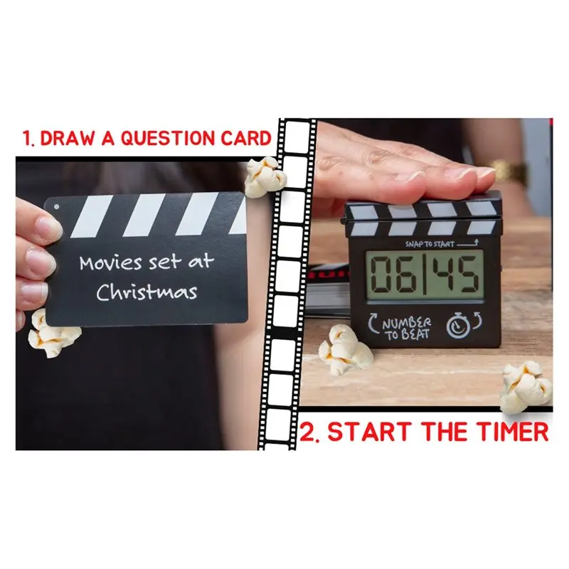 Настольная игра Boxer Gifts Quick Flicks Trivia Game-Movie для любителей кино и киногурманов - веселая семейная игра для вечеринок и киновечеров (art.: 3920da0435951) - 3920da0435951